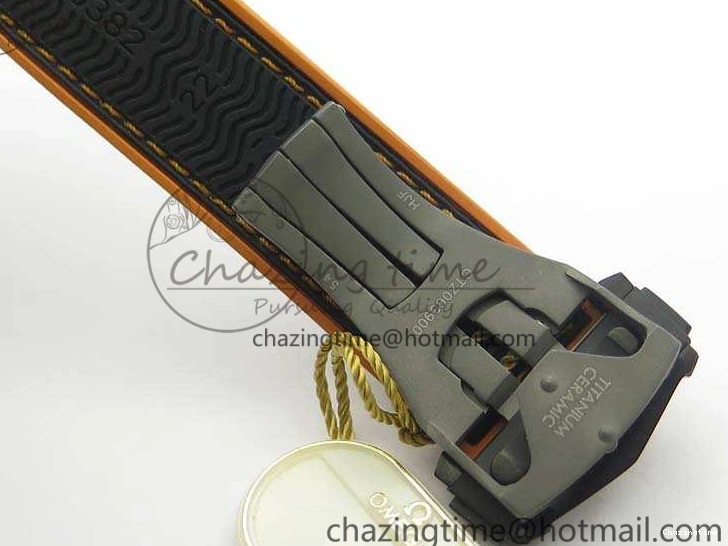 0120 Planet Ocean Master Chronometer Chrono DLC OM 1:1 Best Edition Black Dial On Nylon Strap A Chic 8103